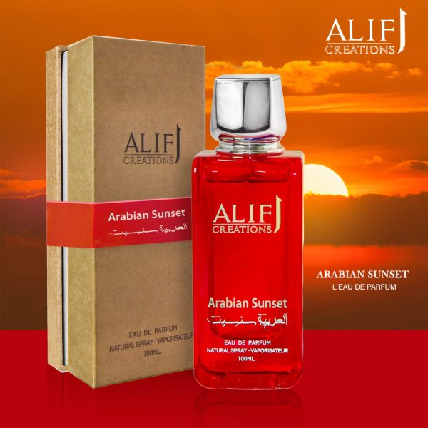 Alif Creation Arabian Sunset L-Eau De Fragrance | Unisex Natural Spray | 100ML