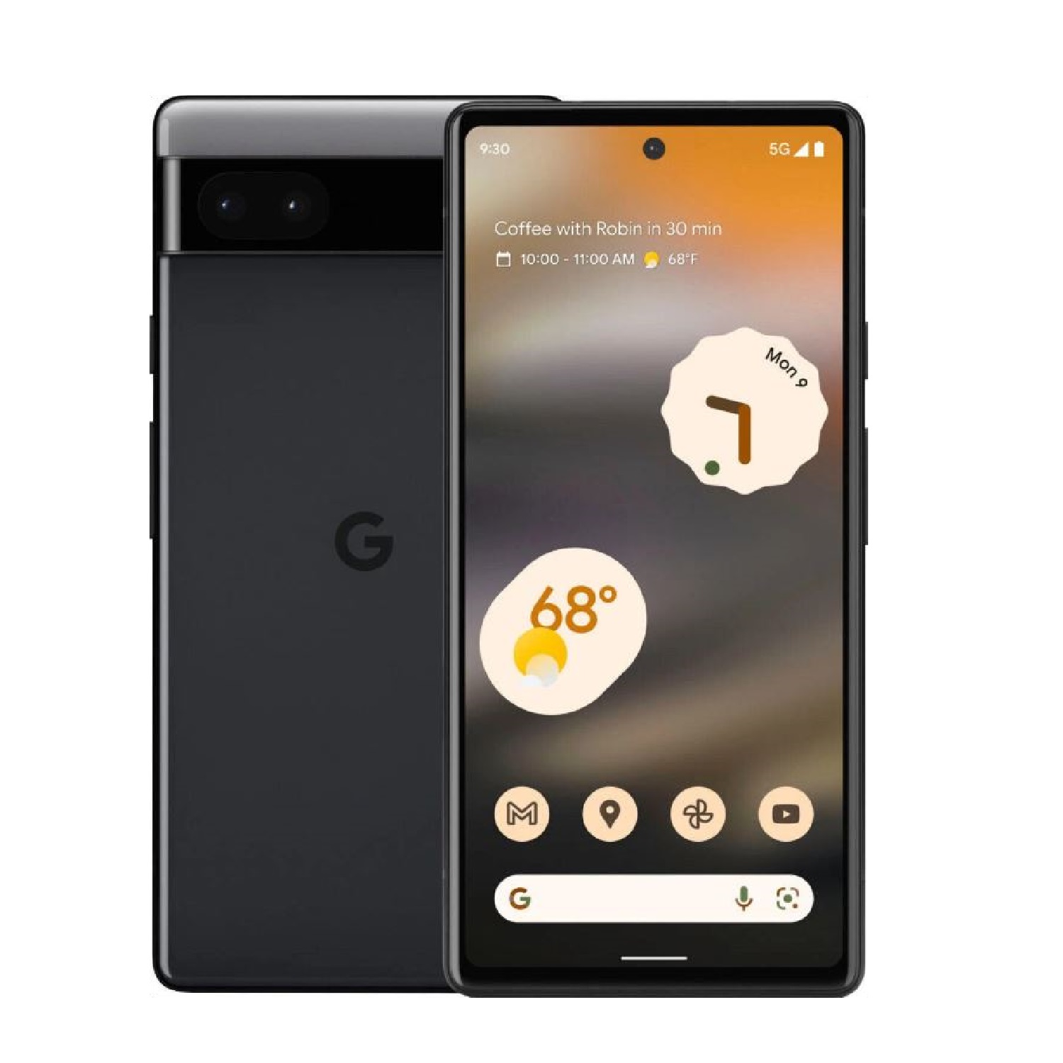 Pre-Owned Google Pixel 6a, 128GB, Charcoal Pre-Owned Google Pixel 6a, 128GB, Charcoal