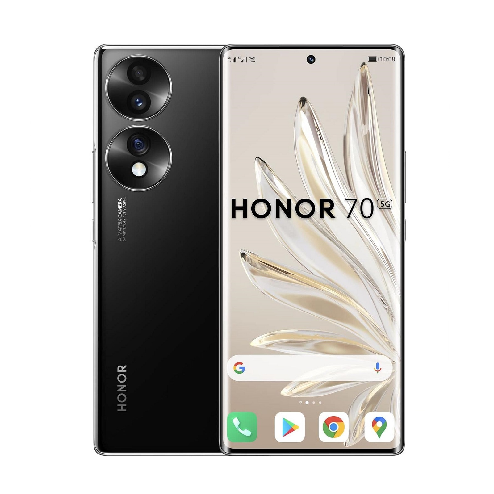 Honor 70 5G, Dual SIM, 12GB RAM, 256GB Storage – Midnight Black